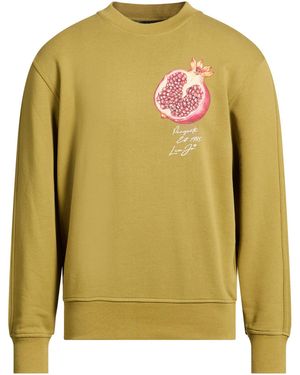 Liu Jo Military Sweatshirt Cotton - Yellow