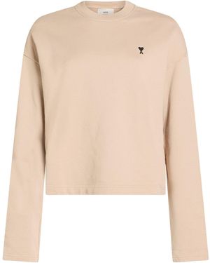 Ami Paris Sweatshirt - Natur