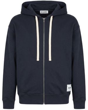 Jil Sander Sweatshirt Cotton - Blue