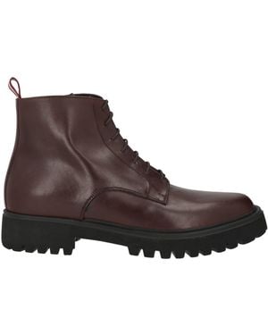 Bally Chocolate Ankle Boots Calfskin - Brown