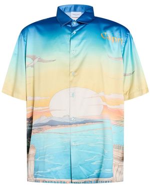 FAMILY FIRST Shirt Cotton, Elastane - Blue