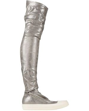 Rick Owens Boot Textile Fibers, Synthetic Material - White