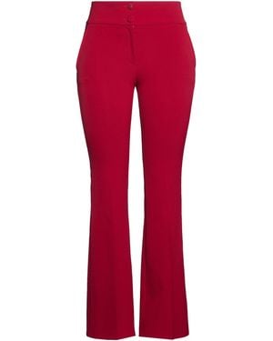 Blugirl Blumarine Pants Polyester, Elastane - Red