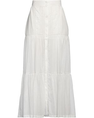 Pinko Maxi Skirt Cotton - White
