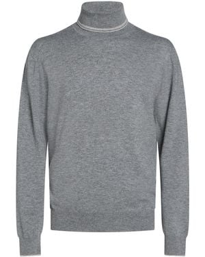 Alpha Studio Rollkragenpullover - Grau