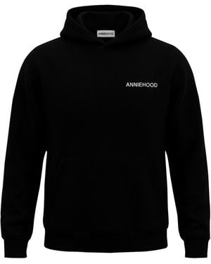 Annie Hood Sweatshirt Cotton - Black