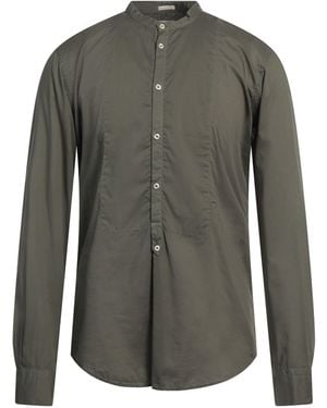 Massimo Alba Military Shirt Cotton - Green