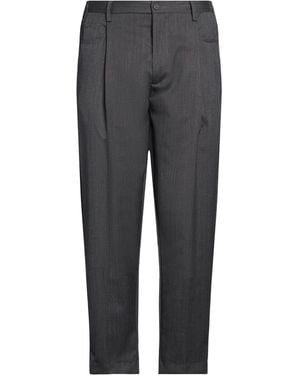 Yes London Charcoal Pants Cashmere - Gray