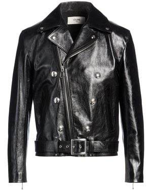 Celine Jacket Calfskin - Black