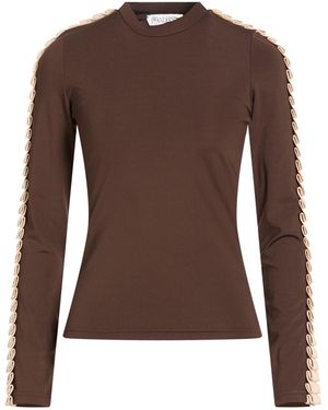 JW Anderson T-Shirt Polyamide, Polyester, Elastane - Brown