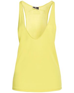 Elisabetta Franchi Tank Tops - Yellow