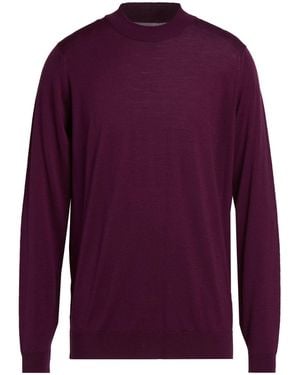 John Smedley Turtlenecks - Purple