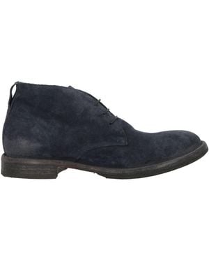 Moma Midnight Ankle Boots Leather - Blue