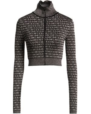 Missoni Cardigan Wool, Polyamide, Cupro, Polyester, Elastane - Black