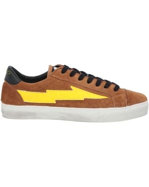 Sanyako Trainers Leather, Textile Fibres - Yellow
