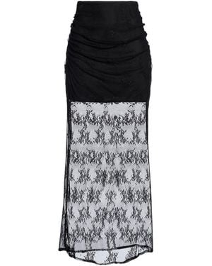 Haveone Maxi Skirt Polyamide, Elastane - Black