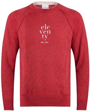 Eleventy Pullover - Rot