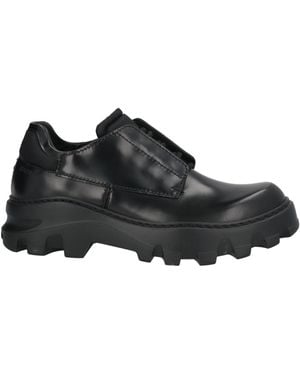 Fabi Lace-Up Shoes Leather - Black