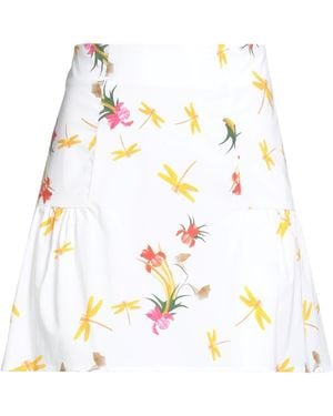 Vivetta Mini Skirt Cotton, Elastane - White