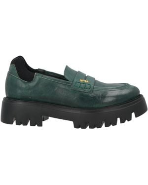 N°21 Loafers Leather - Green