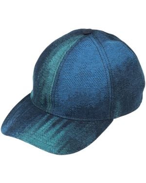 Alberta Ferretti Hat Cotton, Polyester - Blue