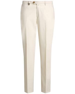 Barbati Ivory Pants Viscose, Polyamide, Elastane - Natural