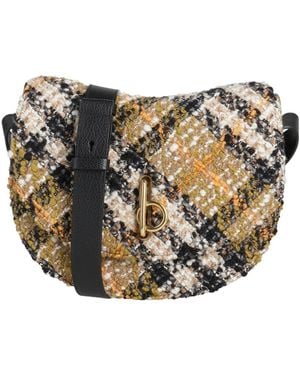 Burberry Cross-Body Bag Textile Fibers, Leather - Black