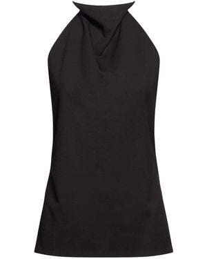 FEDERICO CINA Top Polyester, Viscose, Elastane - Black