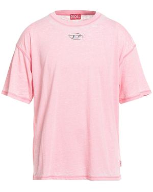 DIESEL T-Shirts - Pink
