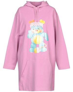 Jeremy Scott Sweatshirtkleid mit Print - Pink