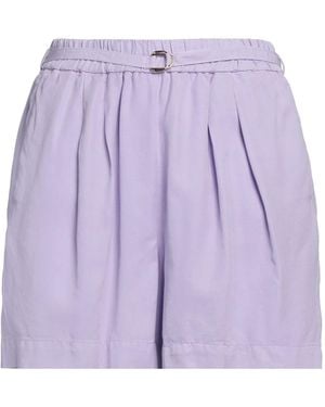 Marani Jeans Lilac Shorts & Bermuda Shorts Lyocell - Purple