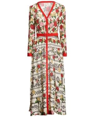 Saloni Maxi-Kleid - Weiß