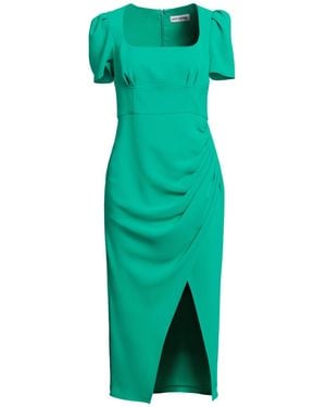 Self-Portrait Vestito Midi - Verde