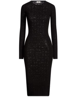 Elisabetta Franchi Midi Dress - Black