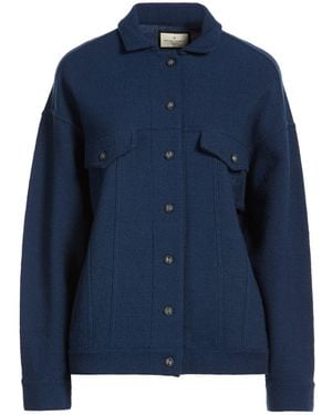 Bruno Manetti Shirt Virgin Wool - Blue