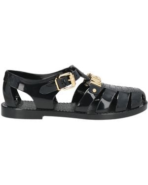 Moschino Sandals Rubber - Black