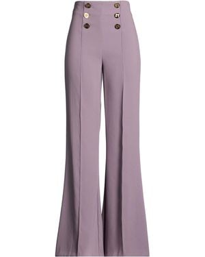 Elisabetta Franchi Trouser - Purple