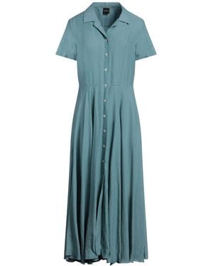 Aspesi Pastel Maxi Dress Linen - Blue