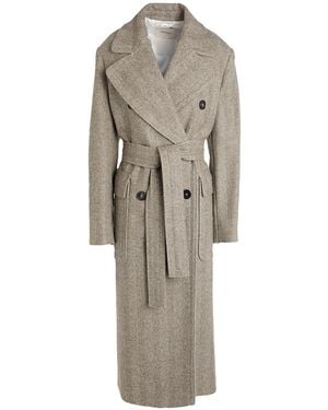 MAX&Co. Lambro Taupe Coat Virgin Wool, Polyamide - Grey
