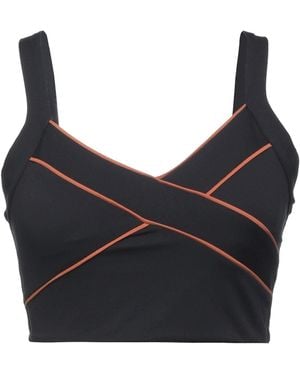 Lanston Sport Top Nylon, Lycra, Polyamide, Elastane - Black