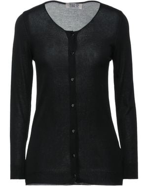 Tsd12 Cardigan Viscose, Acrylic - Black