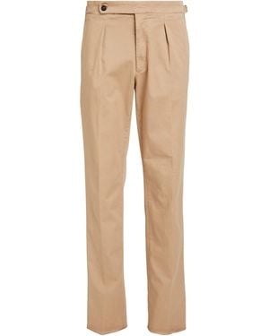 The Gigi Trousers Cotton, Silk, Elastane - Natural