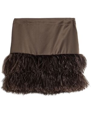 Gianluca Capannolo Mini Skirt - Brown
