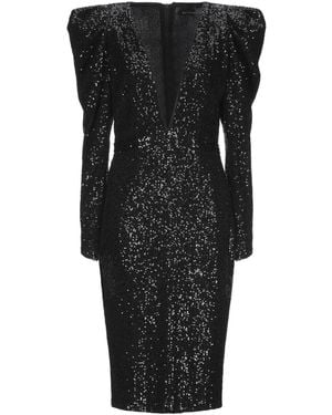 ACTUALEE Midi Dress Polyester - Black