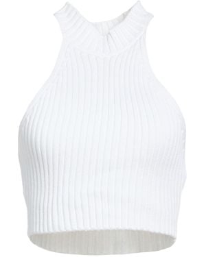 Dondup Top Cotton, Polyamide - White