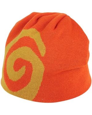 Ostrya Hat Merino Wool, Acrylic - Orange