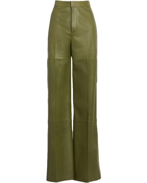 DESA NINETEENSEVENTYTWO Pants Leather - Green