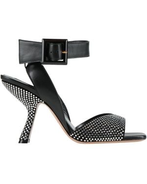 HIBOURAMA Sandals Leather - Black