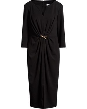 Joseph Ribkoff Midi Dress Polyester, Elastane - Black