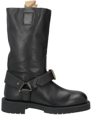 Burberry Boot Leather - Black